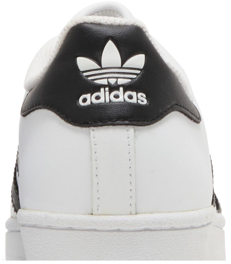 Adidas Superstar J White Core Black