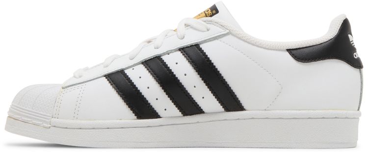 Adidas Superstar J White Core Black