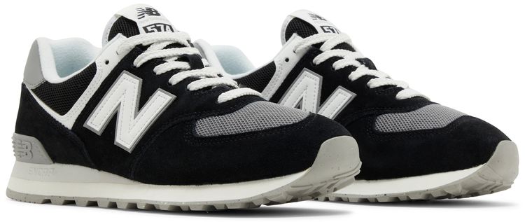New Balance 574 Black White Grey