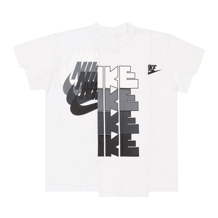 Nike x Sacai Hybrid T Shirt White