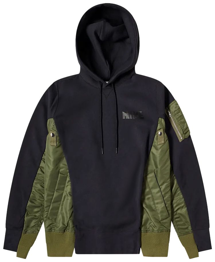 Nike x Sacai Hoodie Pitch Blue