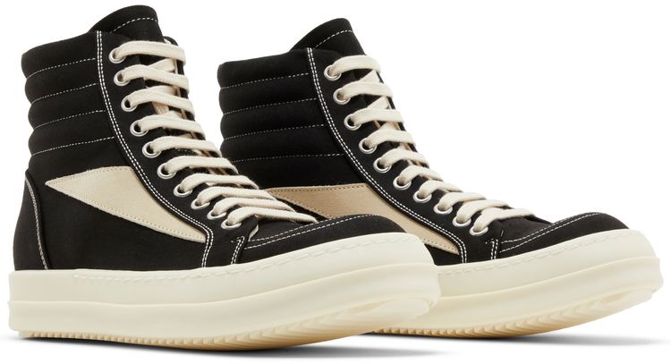 Rick Owens Wmns Lido DRKSHDW Vintage High Black Milk