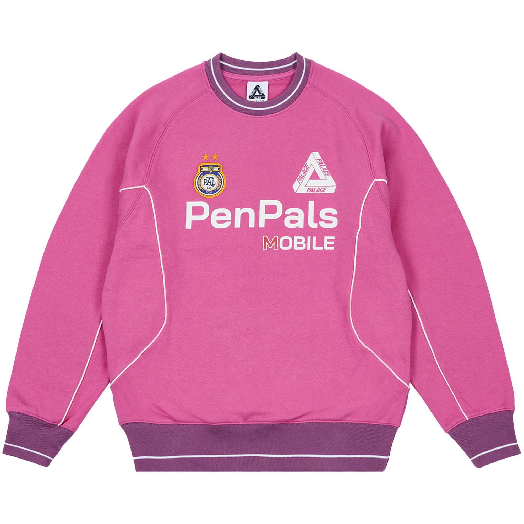 新品 Palace skateboards pen pals crew XL Palace Pen Pals Crewneck Blue | eBay