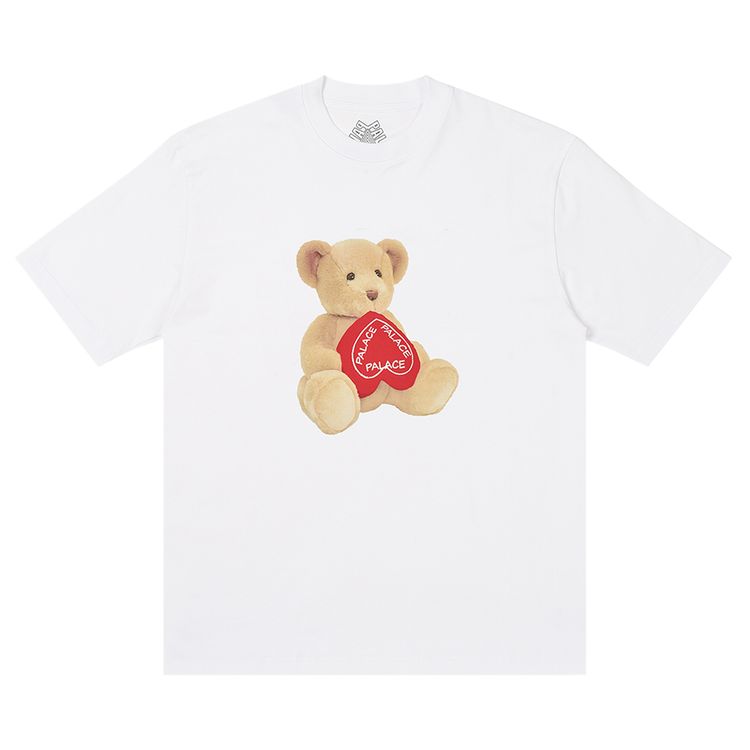 Palace Teddy T Shirt White