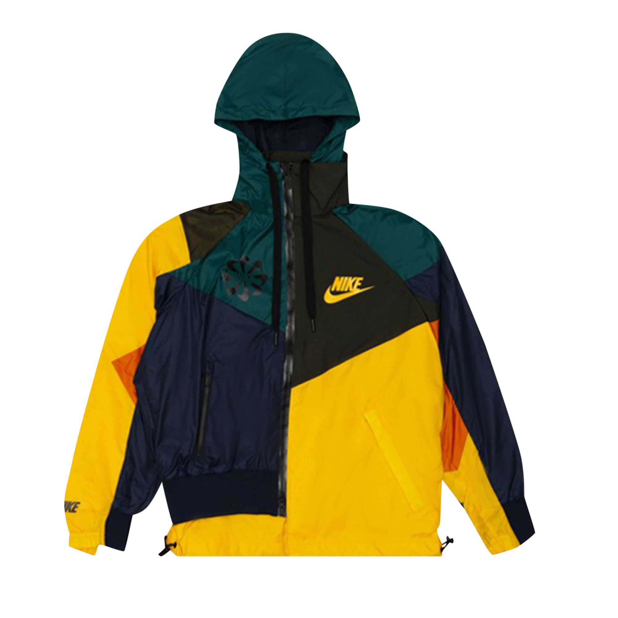 Size xl Nike x Sacai Hooded Anorak 'University Gold/Sequoia'