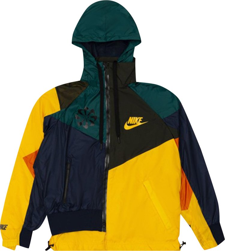 Nike x Sacai Hooded Anorak University GoldSequoia