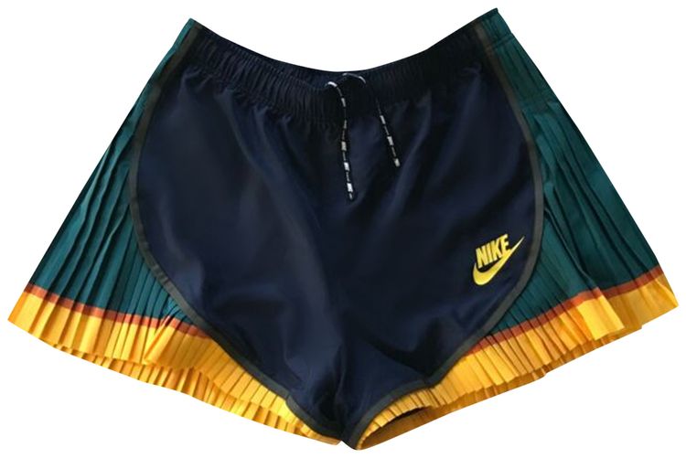 Nike x Sacai Pleated Tempo Shorts Blue