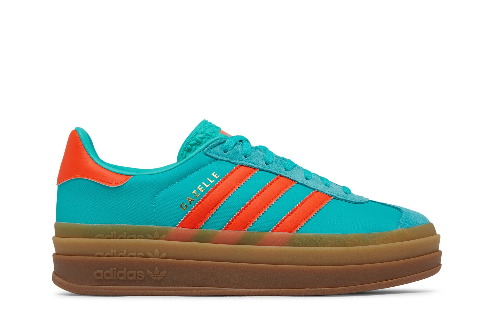 Buy Adidas Wmns Gazelle Bold 'Mint Rush Impact Orange' - IG4386 | GOAT