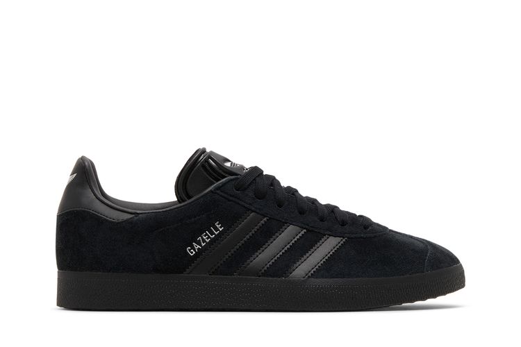 mens all black gazelles