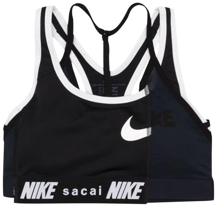 Nike x Sacai Hybrid Padded Bra BlackNavy