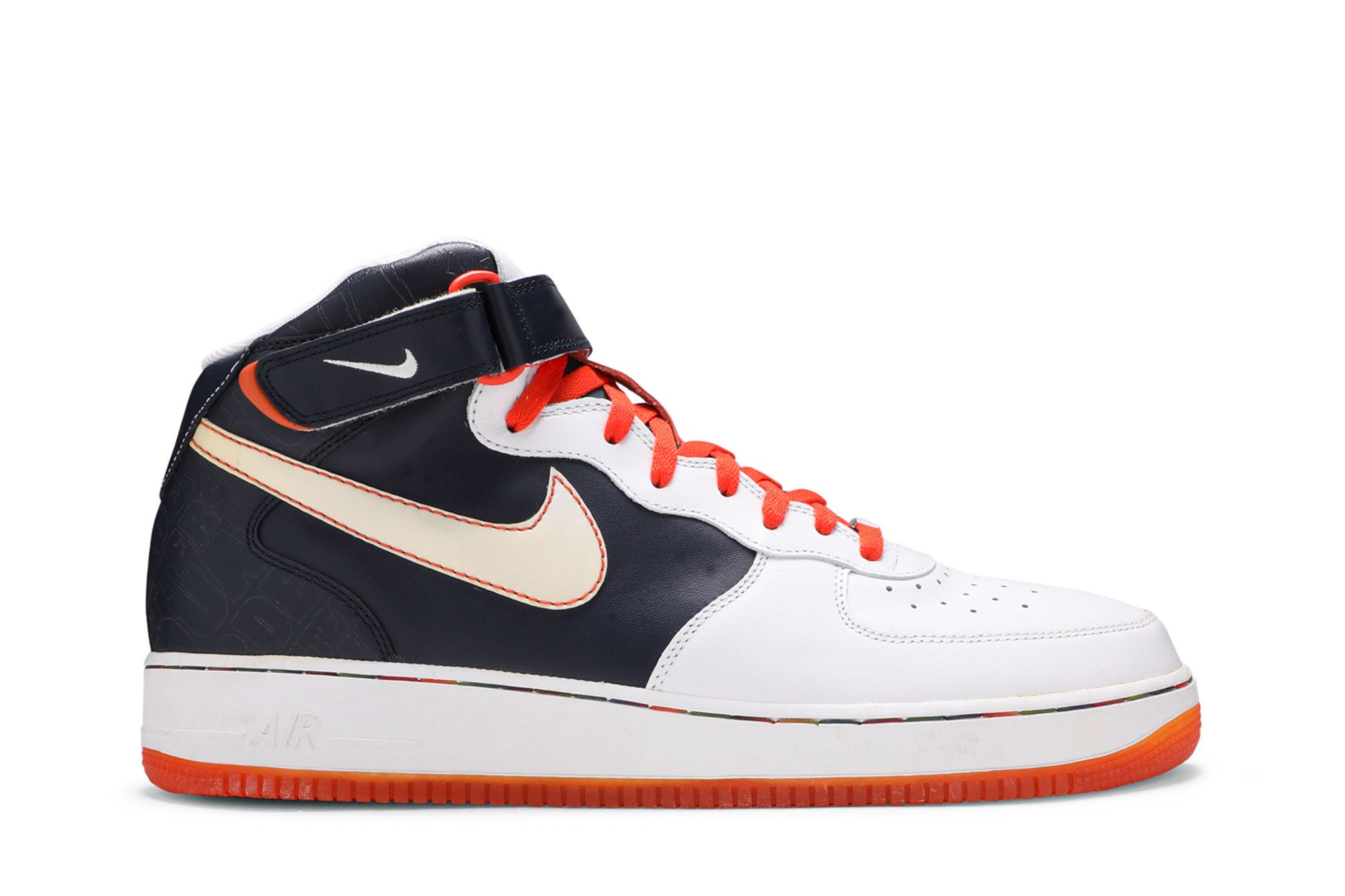 Size 12.0 Air Force 1 Mid 07 Orange Blaze