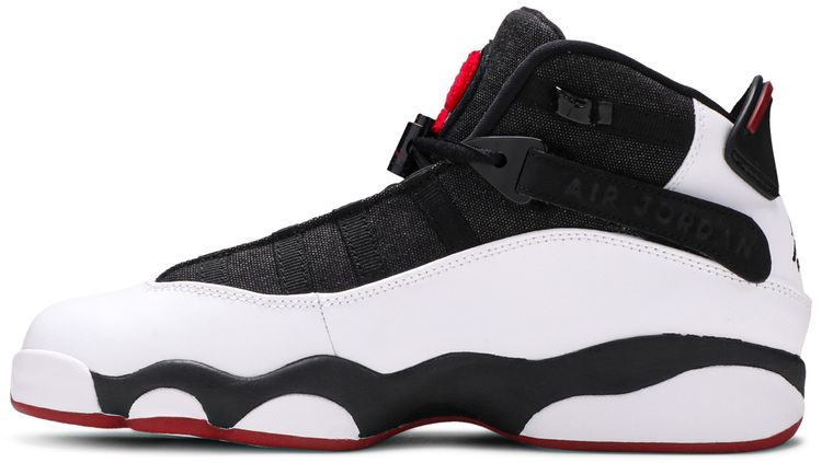 Air Jordan 6 Rings BG Black White Gym Red