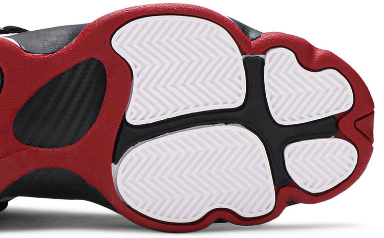 Air Jordan 6 Rings BG Black White Gym Red