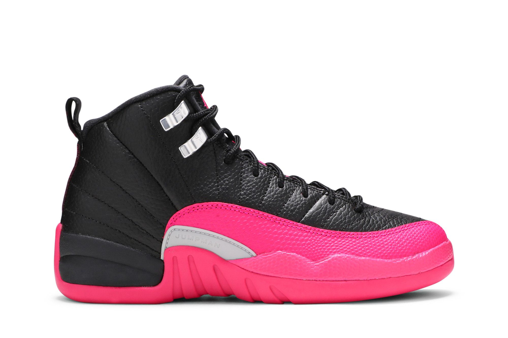 Black and pink 12 jordans cheap
