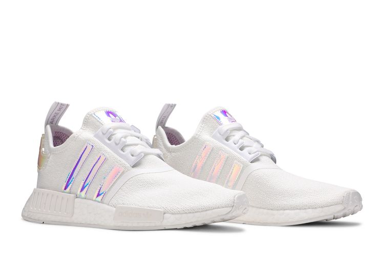 adidas gazelle silver green womens Shop White Womens adidas NMD R1 Lace Up Sneakers  Shoebacca
