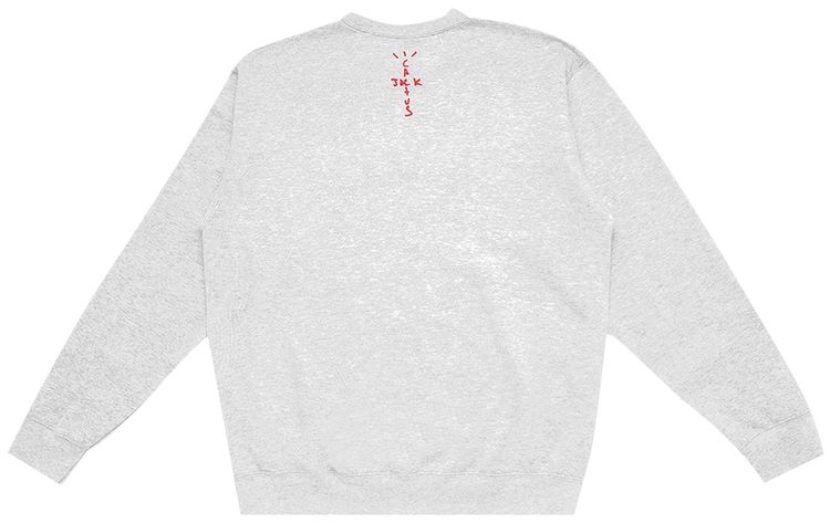 Cactus Jack by Travis Scott x McDonalds Spelling Crewneck II Ash Heather