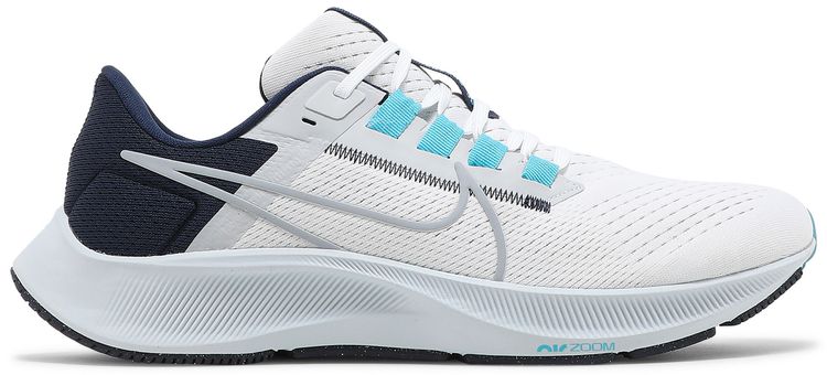 Nike Air Zoom Pegasus 38 White Midnight Navy