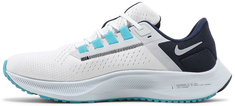 Nike Air Zoom Pegasus 38 White Midnight Navy