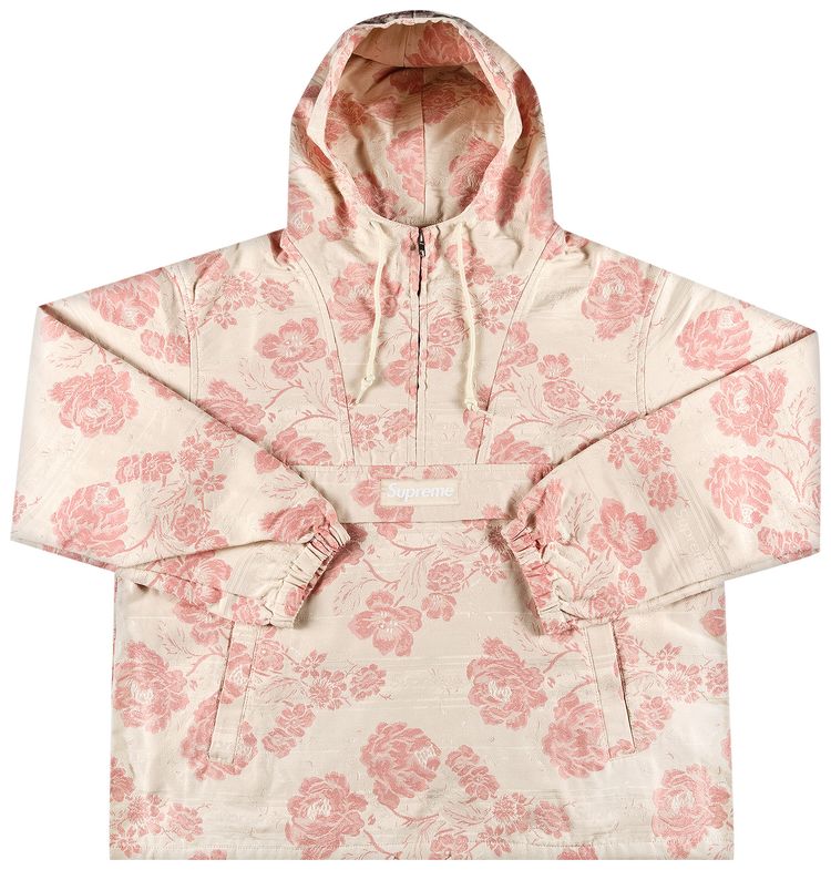 Supreme Floral Tapestry Anorak Pink
