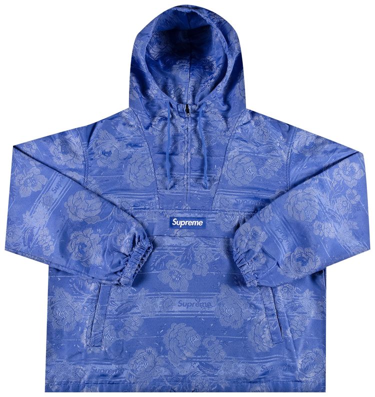 Supreme Floral Tapestry Anorak Blue