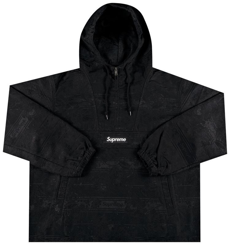 Supreme Floral Tapestry Anorak Black