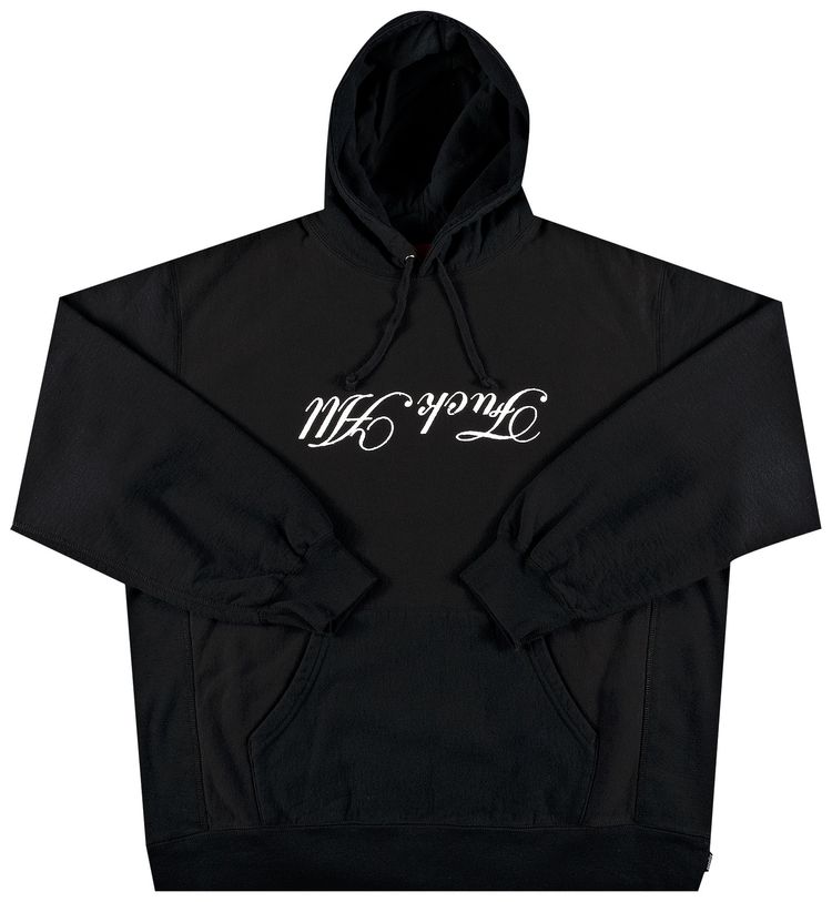 Supreme x Jamie Reid Fuck All Hooded Sweatshirt Black