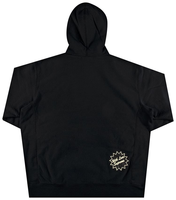 Supreme x Jamie Reid Fuck All Hooded Sweatshirt Black