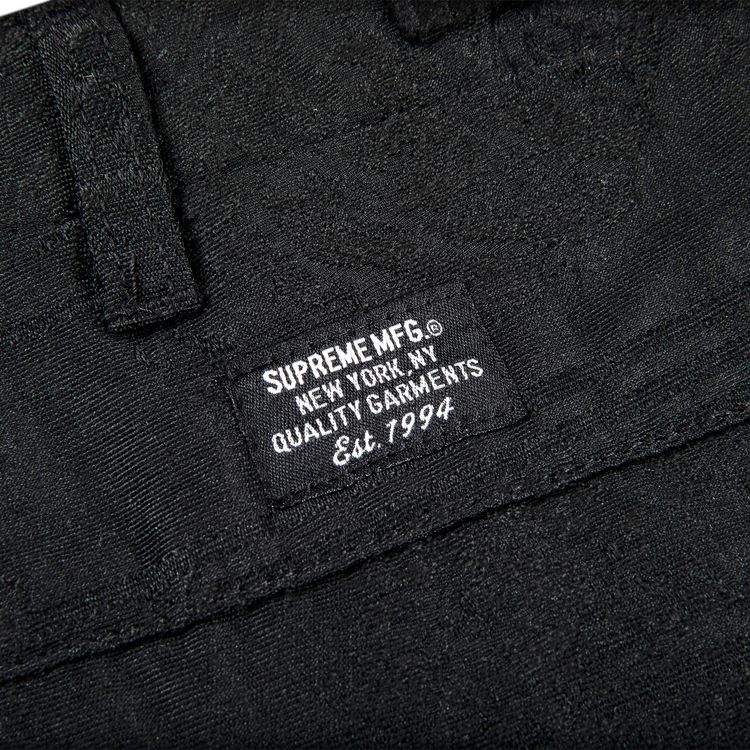 Supreme Floral Tapestry Cargo Pant Black