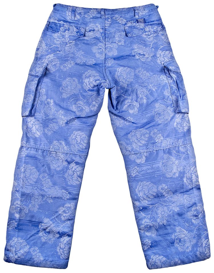 Supreme Floral Tapestry Cargo Pant Blue
