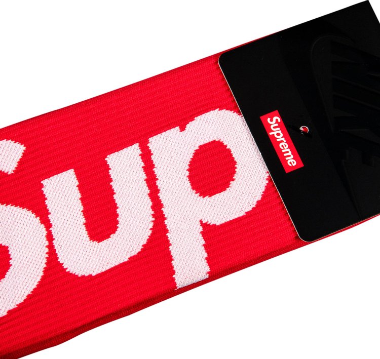 Supreme x Nike Lightweight Crew Socks Red