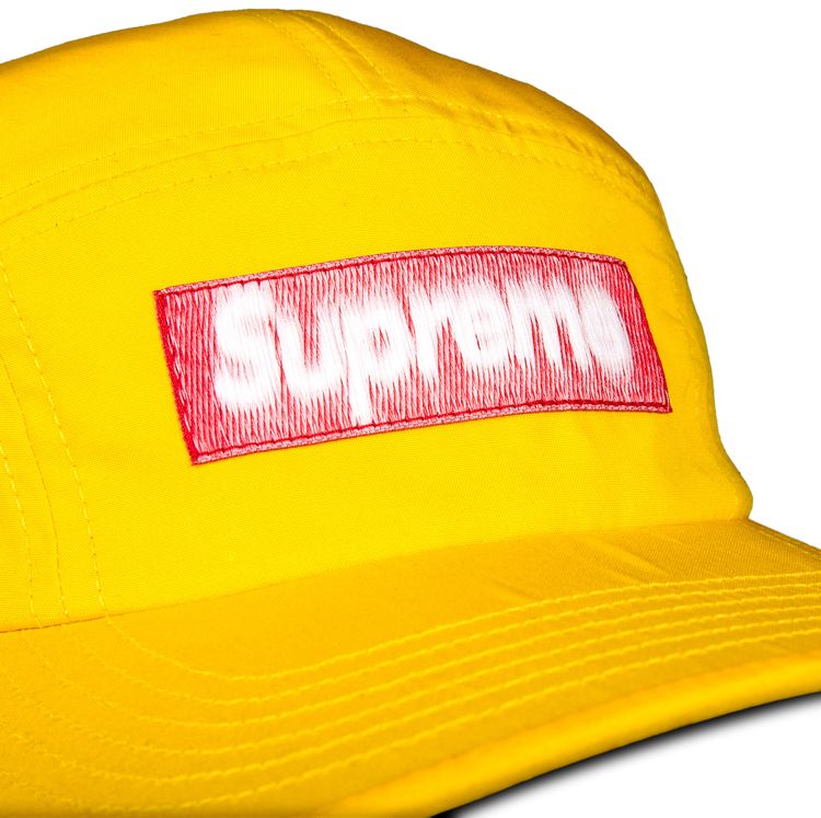 Supreme Reversed Label Camp Cap Yellow