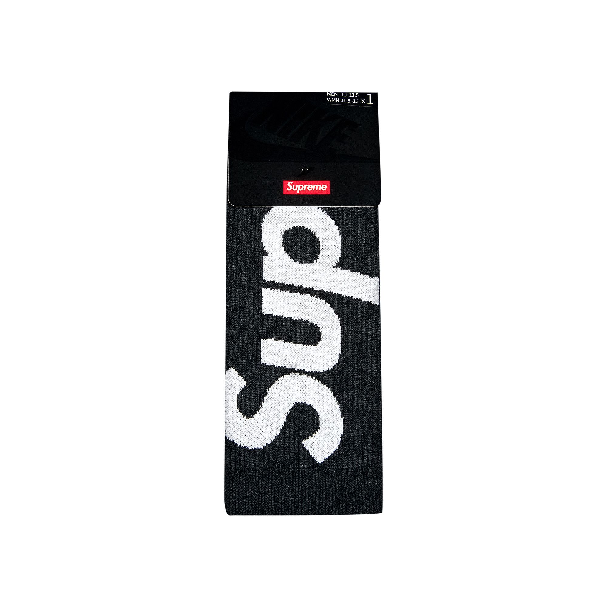 Buy Supreme x Nike Lightweight Crew Socks 'Black' - SS21A6
