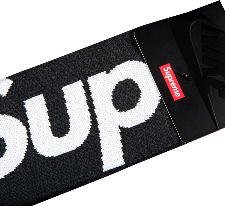 Supreme x Nike Lightweight Crew Socks Black