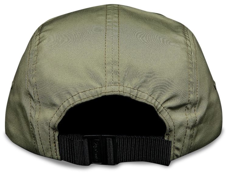 Supreme Reversed Label Camp Cap Olive