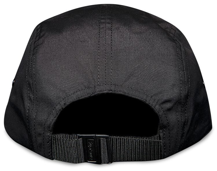 Supreme Reversed Label Camp Cap Black