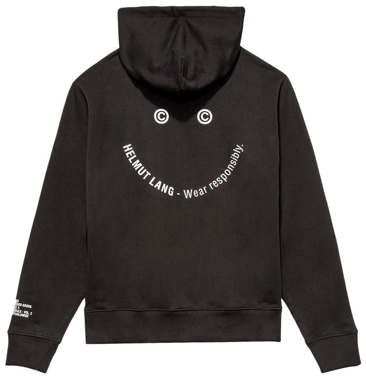 Helmut Lang School Hoodie Basalt Black