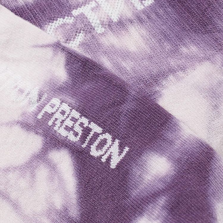 Heron Preston CTNMB Short Socks Purple Tie Dye