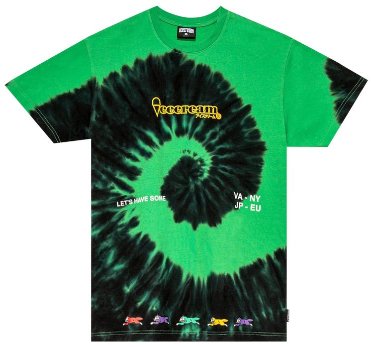 Icecream Lets Have Some Short Sleeve Knit Kelly Green