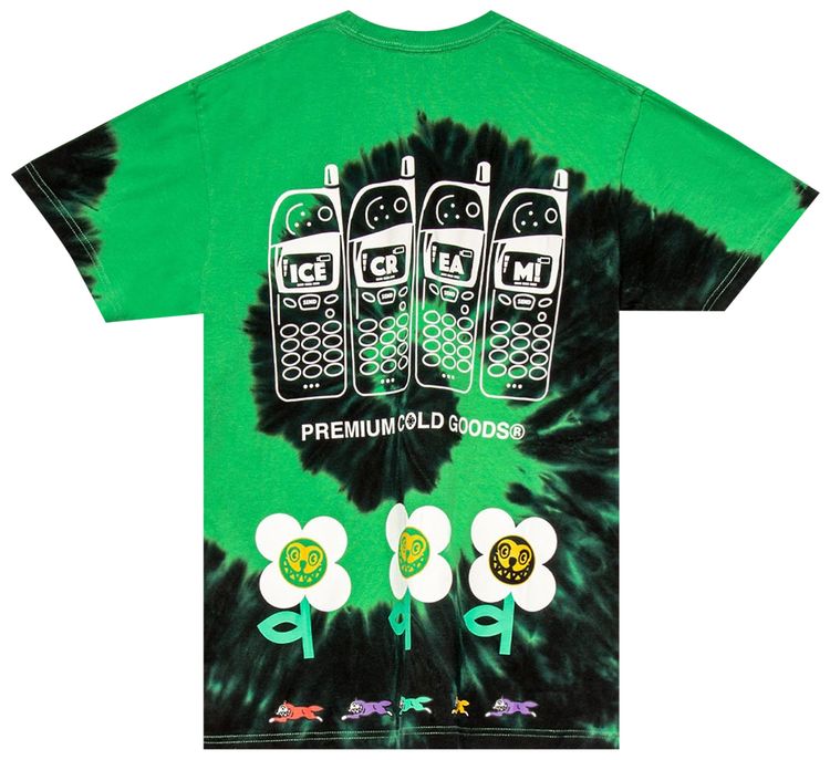 Icecream Lets Have Some Short Sleeve Knit Kelly Green