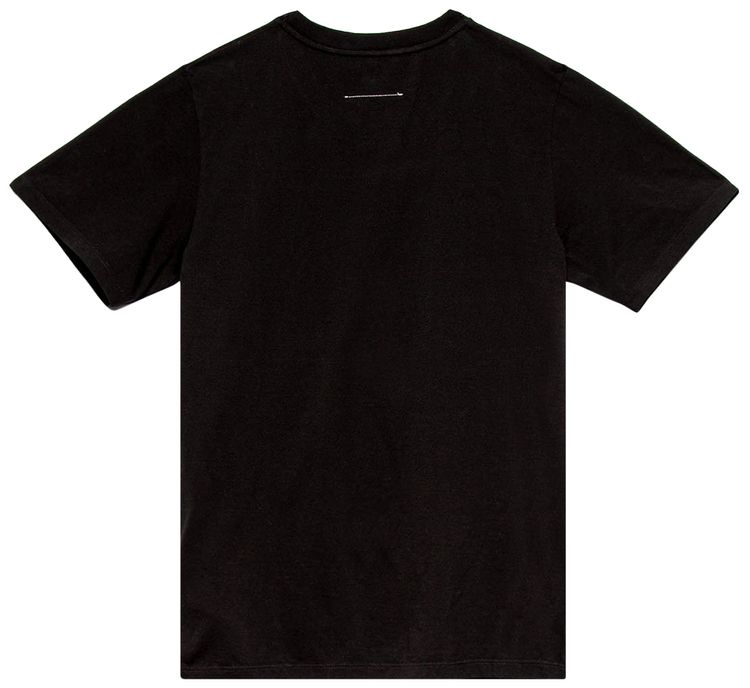 MM6 Maison Margiela Jersey Logo Tee Black