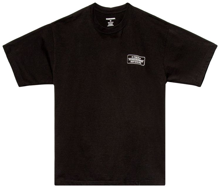 Neighborhood Bar And Shield Tee Black