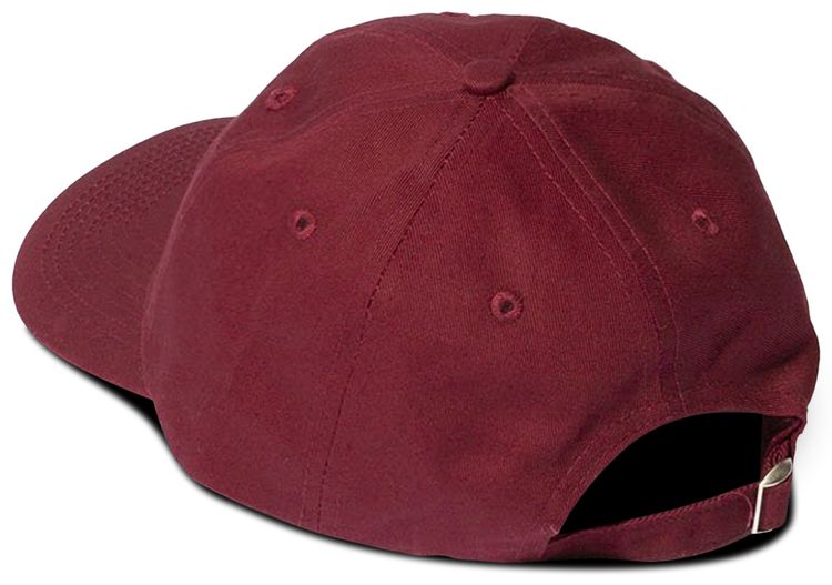 Sporty  Rich Classic Logo Hat Burgundy