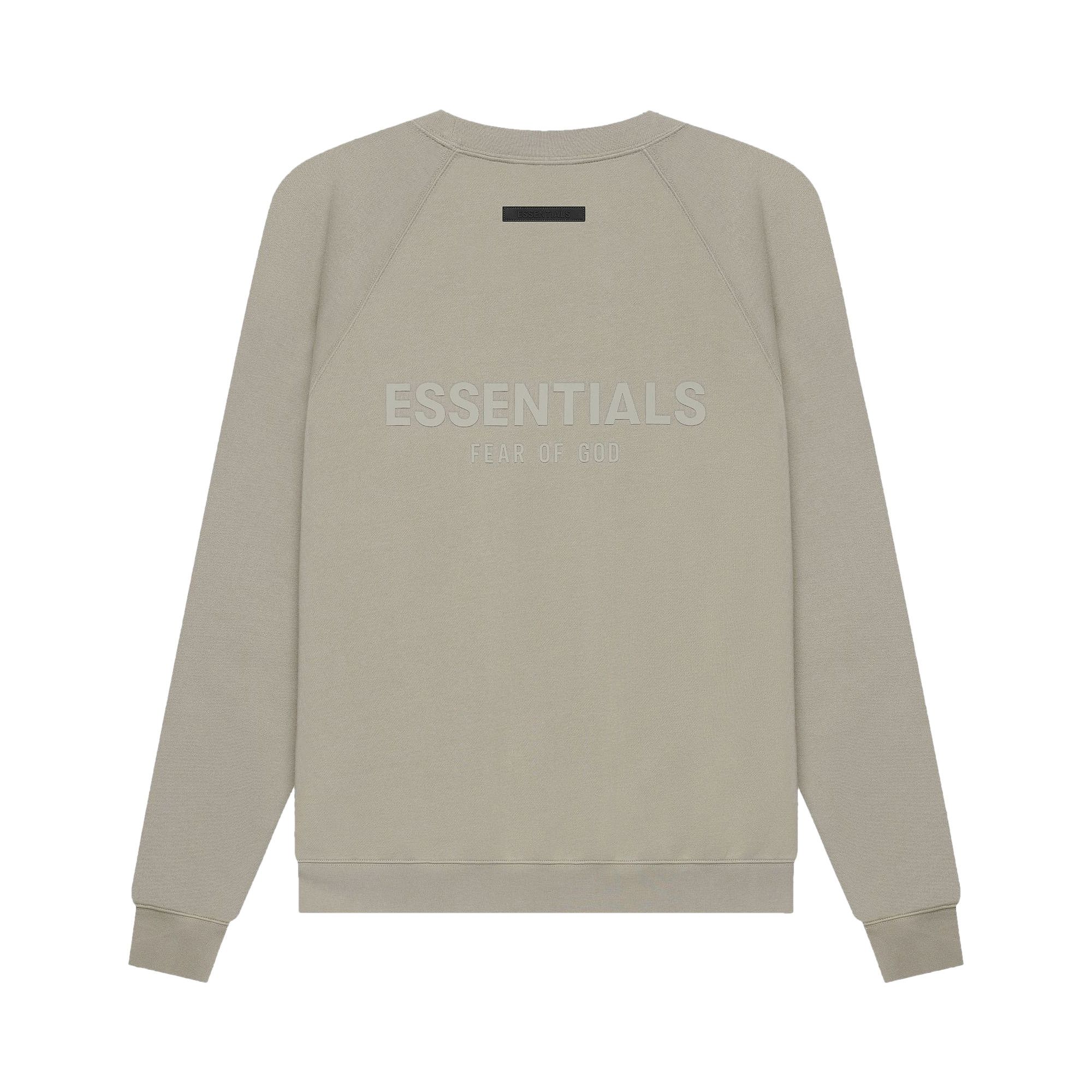 Buy Fear of God Essentials Pull-Over Crewneck 'Moss