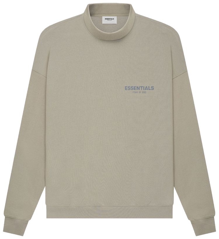 Fear of God Essentials Pull Over Mockneck Moss