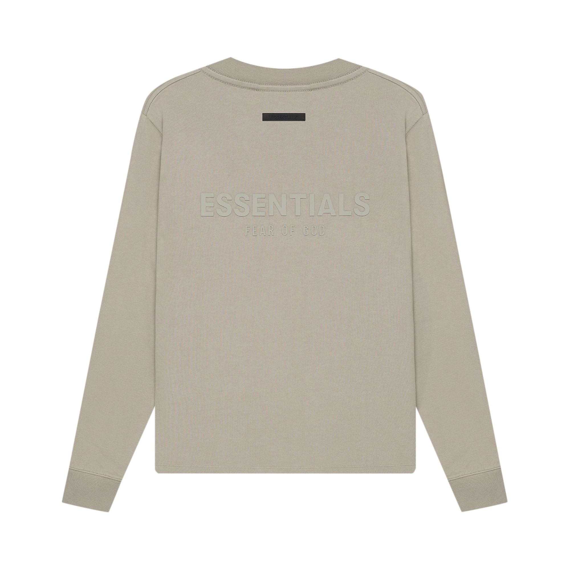 豪華 Buy Fear of God Essentials Long-Sleeve Tee 'Moss トップス