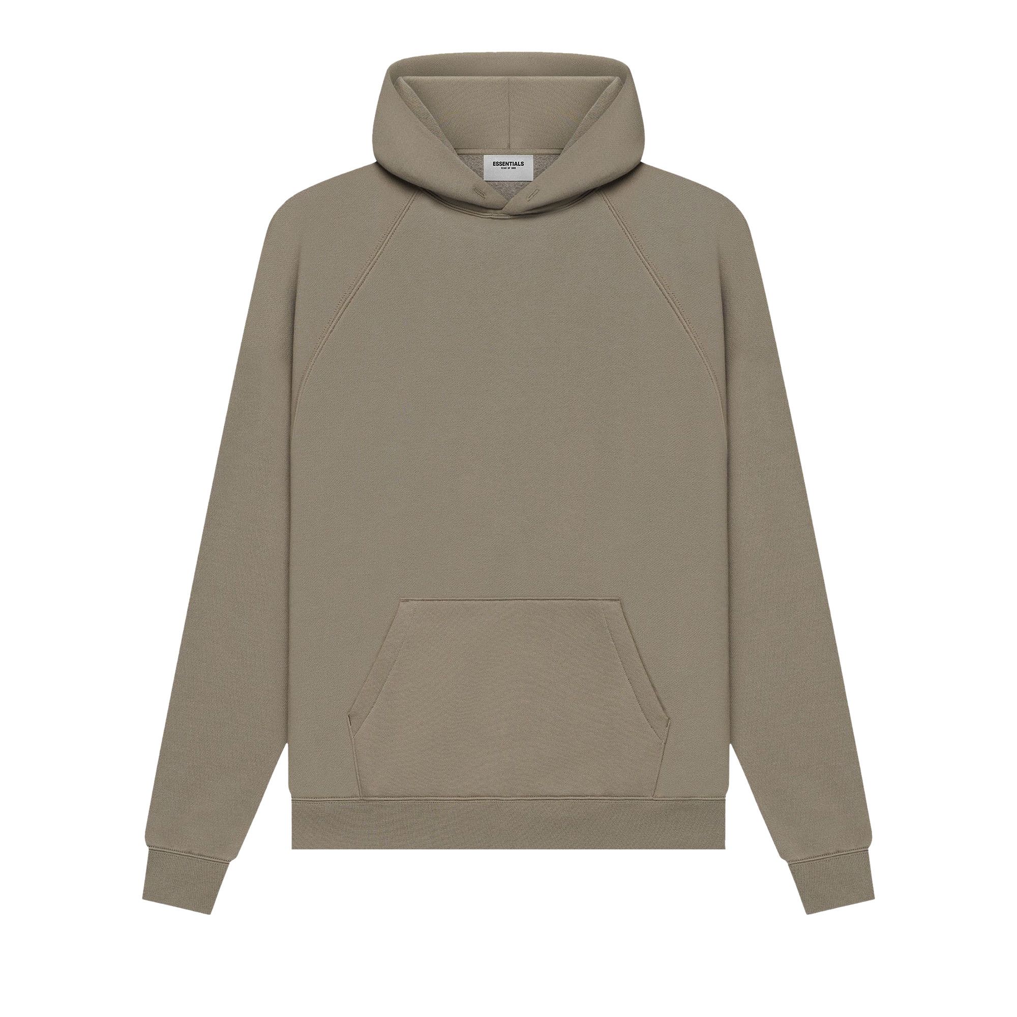 Size xxs Fear of God Essentials Pull Over Hoodie Taupe