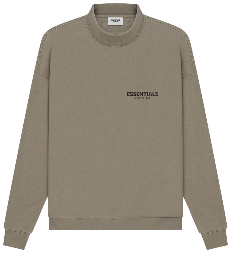 Fear of God Essentials Pull Over Mockneck Taupe