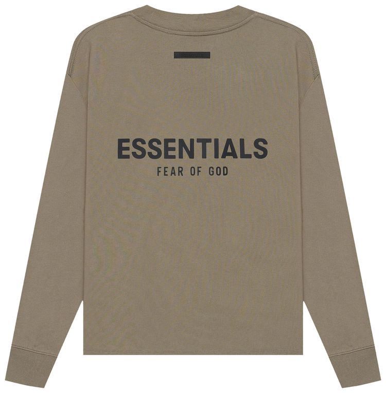 Fear of God Essentials Long Sleeve Tee Taupe