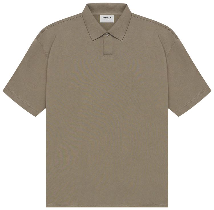 Fear of God Essentials Short Sleeve Polo Taupe