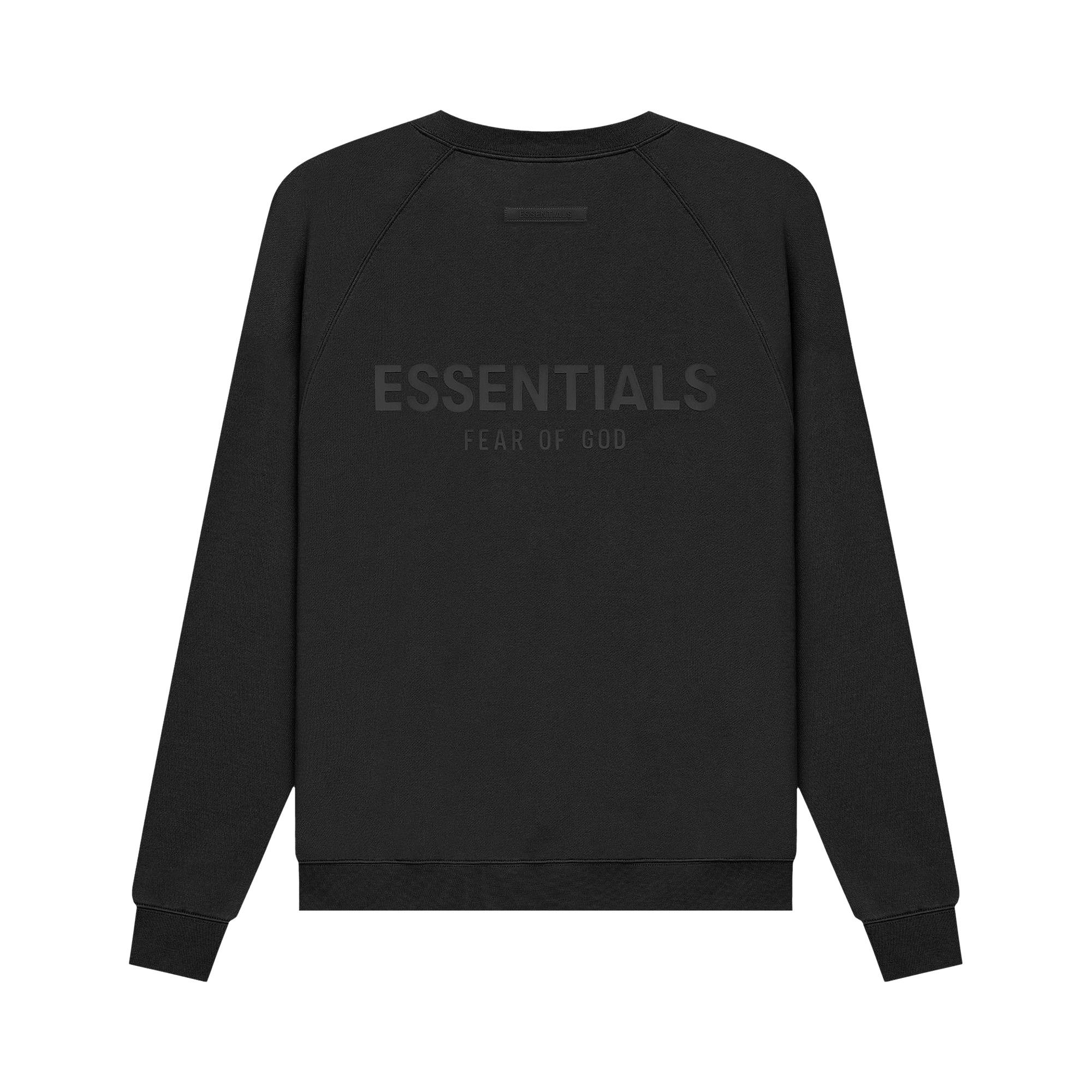 Size xxs Fear of God Essentials Pull-Over Crewneck 'Black'